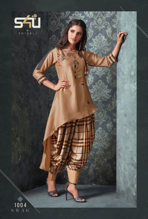 S4U By Swag Vol 3 New Party Wear Kurti With Palazzo Collection S4U By Swag Vol 3 New Party Wear Kurti With Palazzo Collection